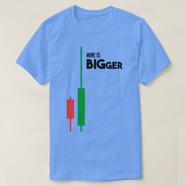 Bullish stock candle bullish wick T-Shirt (Design Front)