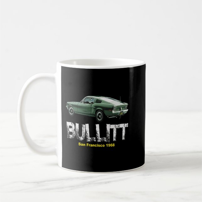 Bullitt Muscle Car  Coffee Mug (Left)