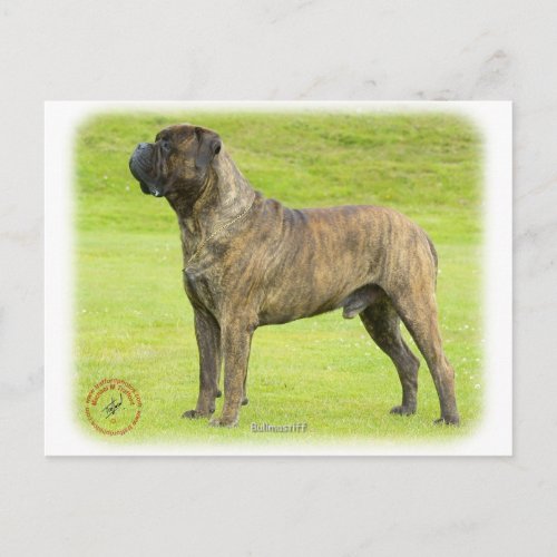 Bullmastiff 9R071D_077 Postcard