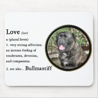 Bullmastiff Art Gifts Mouse Pad