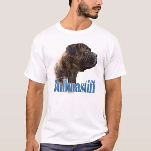 Bullmastiff brindle Name T_Shirt