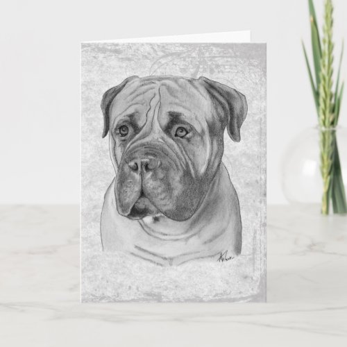 Bullmastiff Card