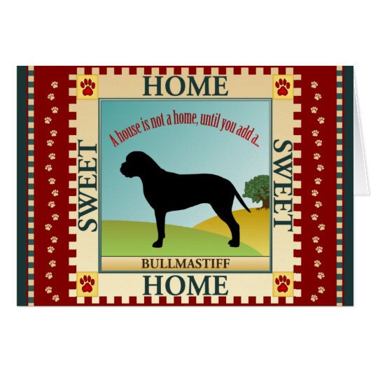 Bullmastiff Cards (Front Horizontal)