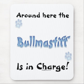 Bullmastiff Charge Mouse Pad
