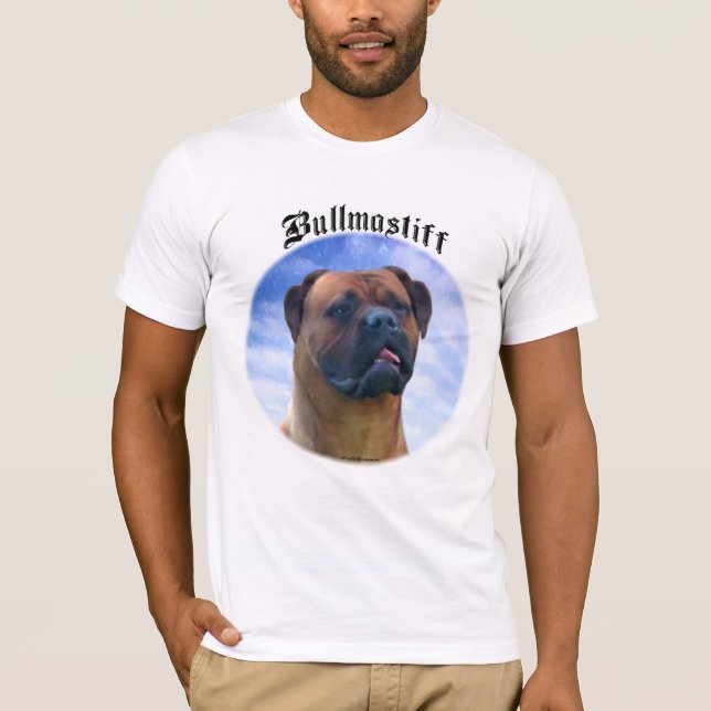 Bullmastiff Clouds T-Shirt (Front)