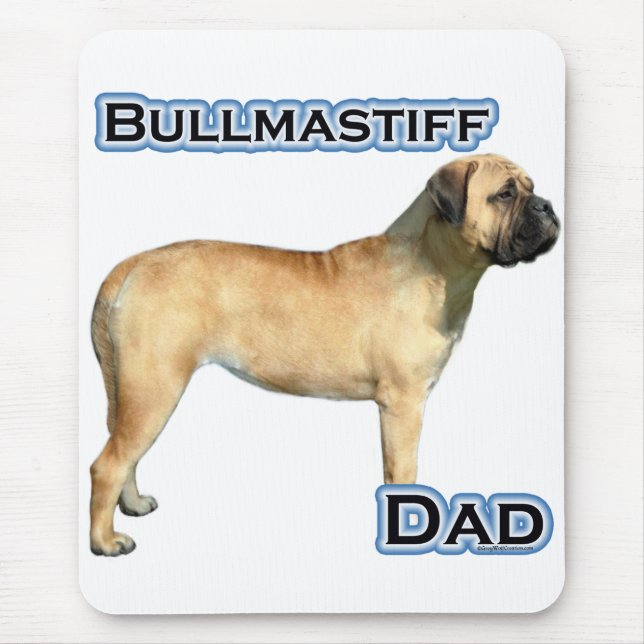 Bullmastiff Dad 4 Mouse Pad (Front)