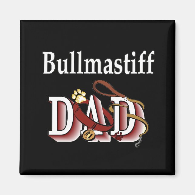 bullmastiff dad Magnet (Front)