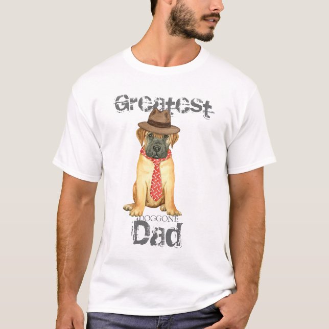 Bullmastiff Dad T-Shirt (Front)