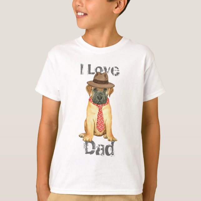 Bullmastiff Dad T-Shirt (Front)