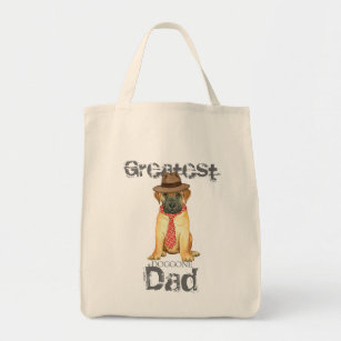 Bullmastiff Dad Tote Bag