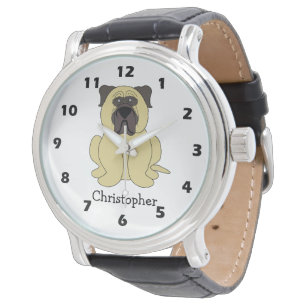 Bullmastiff Dog Design Watch