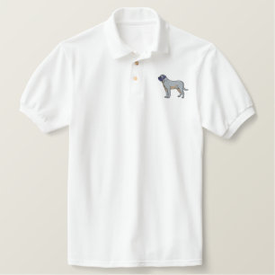 Bullmastiff Embroidered Polo Shirt