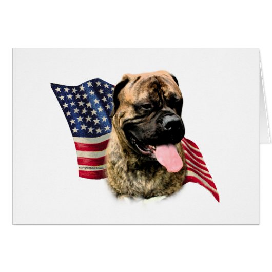 Bullmastiff Flag (Front Horizontal)