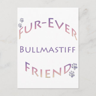 Bullmastiff Furever Postcard