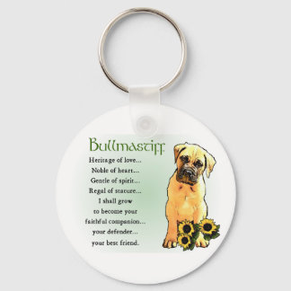 Bullmastiff Gifts Keychain