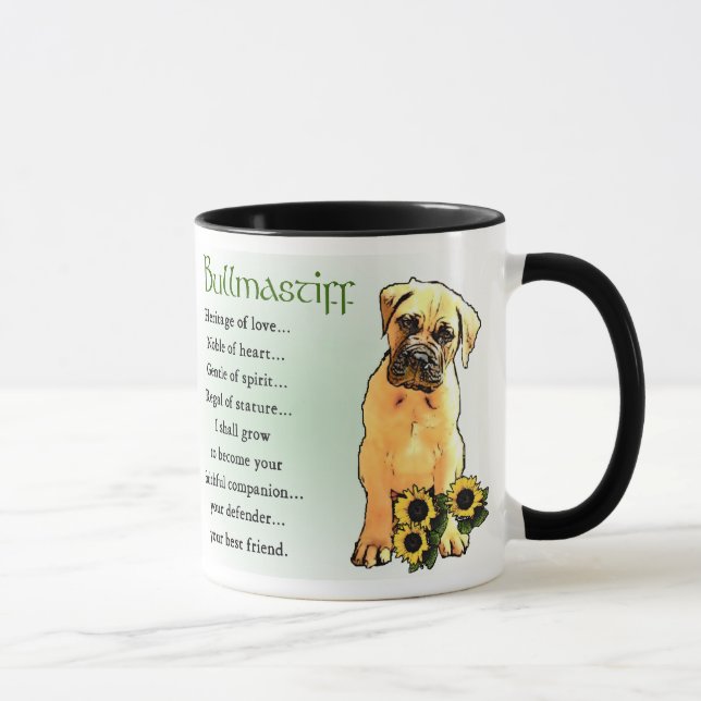 Bullmastiff Gifts Mug (Right)