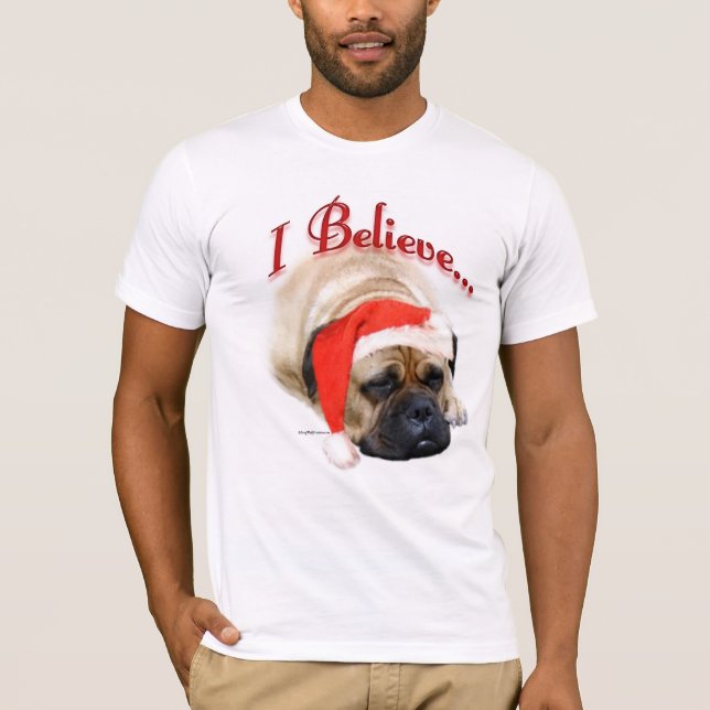 Bullmastiff I Believe T-Shirt (Front)