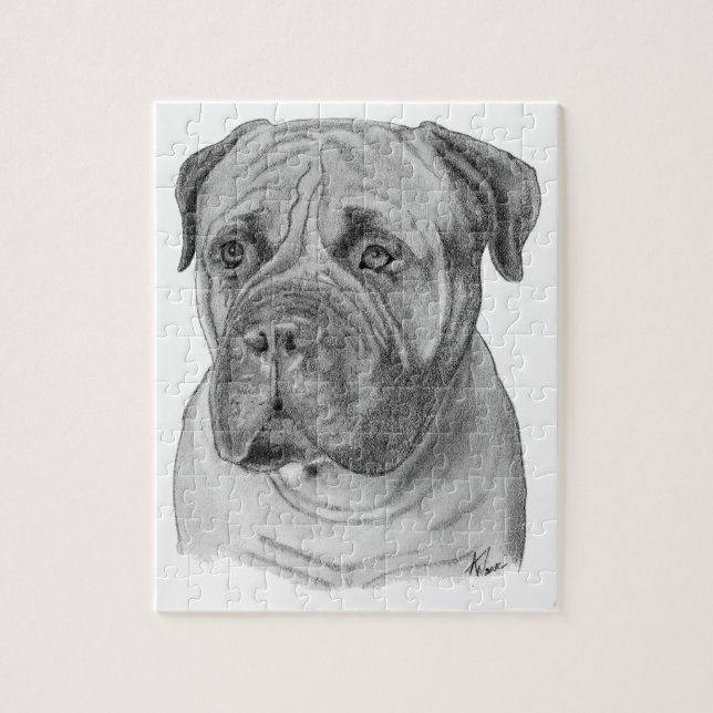 Bullmastiff Jigsaw Puzzle (Vertical)
