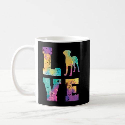 Bullmastiff Love  Coffee Mug