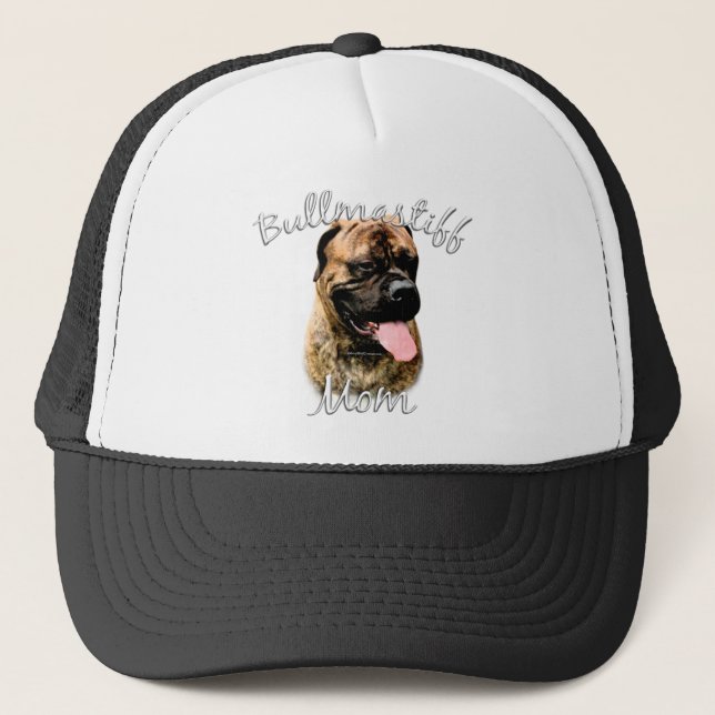 Bullmastiff Mom 2 Trucker Hat (Front)