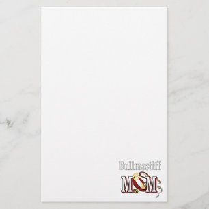 Bullmastiff Mom Stationery