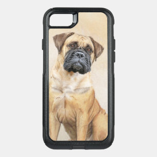 Bullmastiff Painting - Cute Original Dog Art OtterBox Commuter iPhone SE/8/7 Case