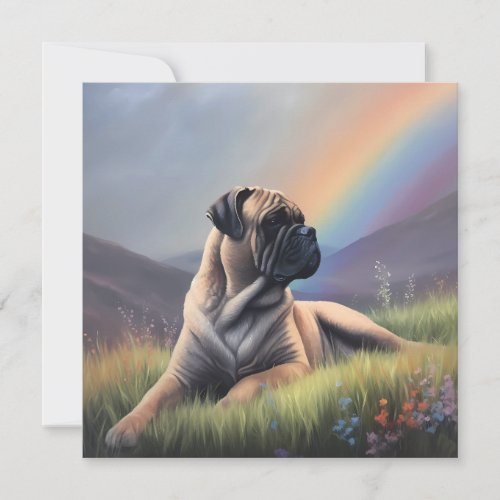 Bullmastiff Rainbow Bridge Custom Dog Name