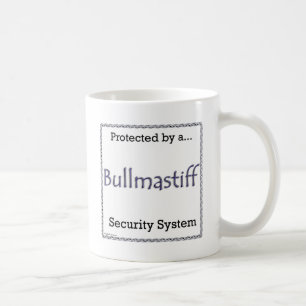 Bullmastiff Security System Coffee Mug