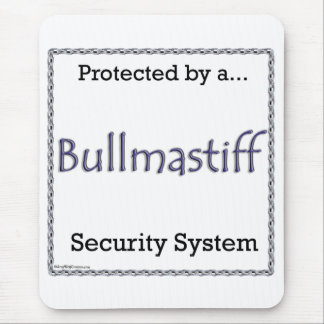 Bullmastiff Security System Mouse Pad