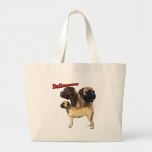 Bullmastiff Trio 2 Large Tote Bag