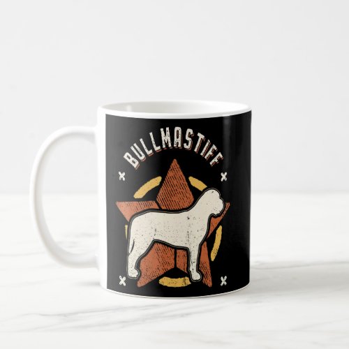 Bullmastiff Vintage Retro Classic Dog  Coffee Mug