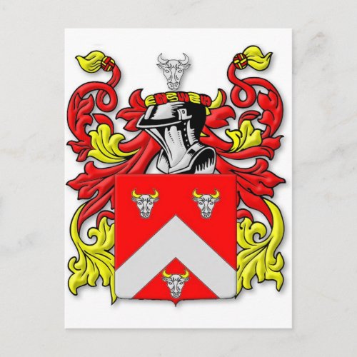 Bullock Coat of Arms Postcard