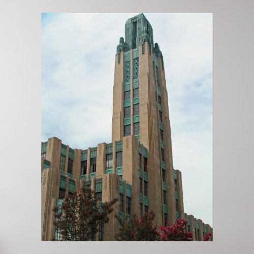 Bullocks Wilshire Building Art Deco Photo Poster
