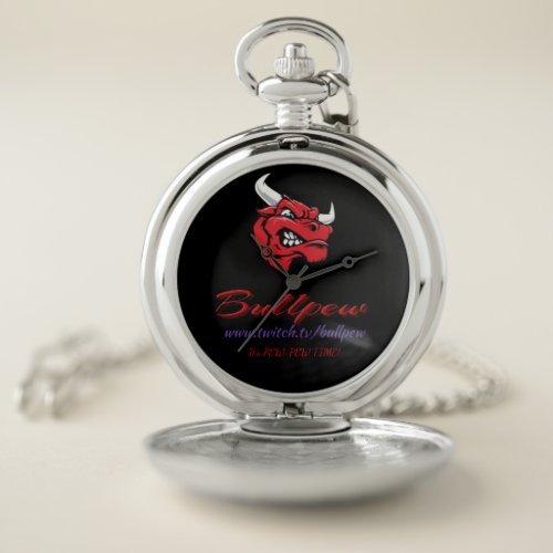 Bullpew Large Clock Pocket Watch