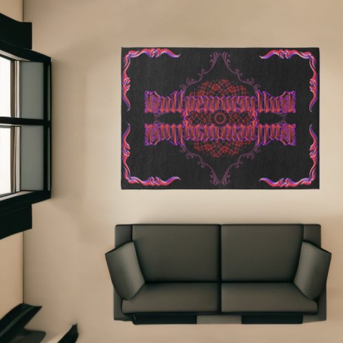 Bullpew mirrored 3D Rug