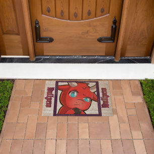 Bullpew 'Sus' Coir Door Mat Size: 24" x 16"