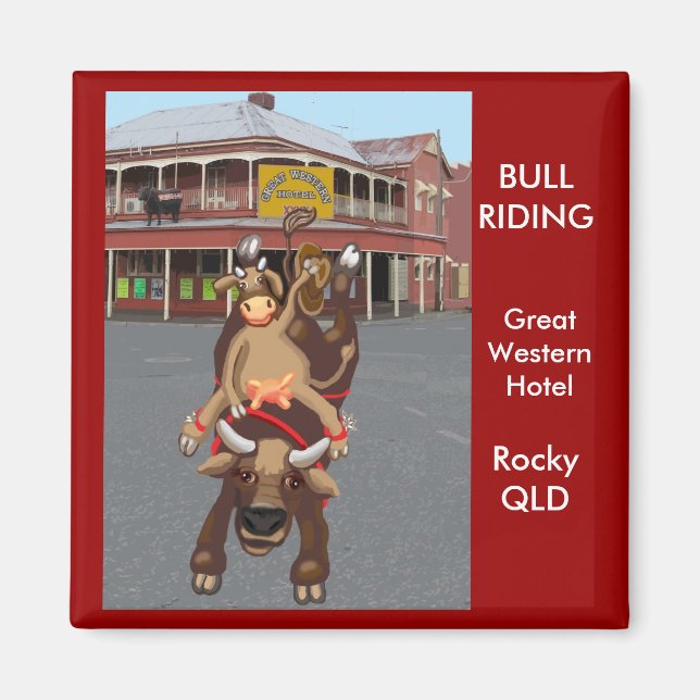 Bullriding Magnet (Front)