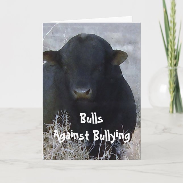 Bulls Against Bullying #1 of 7 Different Card (Front)