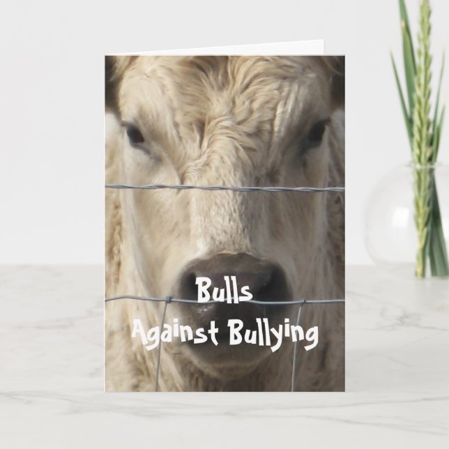 Bulls Against Bullying #3 of 7 Different Card (Front)