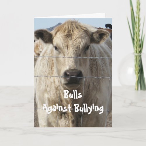 Bulls Against Bullying 6 of 7 Different Card