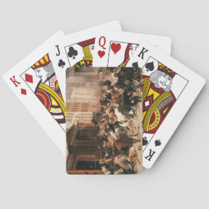 Bulls and Bears in the Stock Market (W.H. Beard) Poker Cards