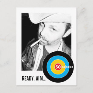 Bulls Eye 50th Birthday Invitation Target