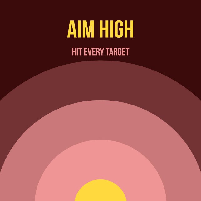 Bulls Eye — 90s Maximalist Poster | Retro Bedroom  (Creator Uploaded)