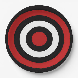 Bull's Eye Paper Plates