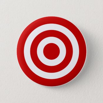 Bull's_eye Pinback Button by auraclover at Zazzle