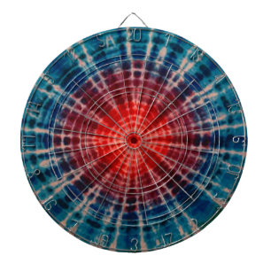 Bulls Eye Tie Dye Dart Board