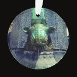 bull&#39;s head fountain   ornament