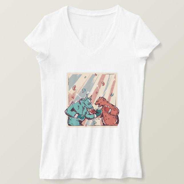 Bulls vs Bears T-Shirt (Design Front)