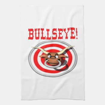 Bullseye 3 Towel by HowTheWestWasWon at Zazzle