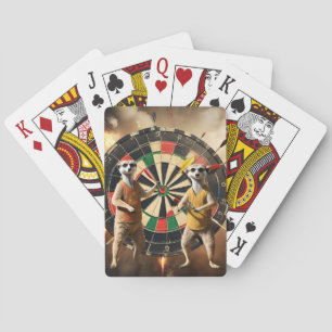 Bullseye Burrow: Meerkat Dart League, Poker Cards